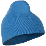 8 Inch Knitted Short Beanie