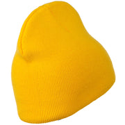 8 Inch Knitted Short Beanie