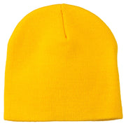 8 Inch Knitted Short Beanie