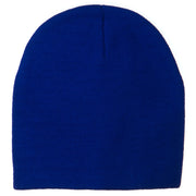 8 Inch Knitted Short Beanie