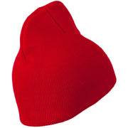 8 Inch Knitted Short Beanie