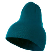 8 Inch Knitted Short Beanie