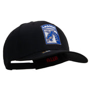 Licensed 18th Airborne Corps Embroidered Solid Cotton Twill Pro Style Cap - Black OSFM