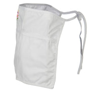 Chrysanthemum Embroidered 3 Pockets Chef's Apron - White OSFM