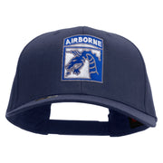 Licensed 18th Airborne Corps Embroidered Solid Cotton Twill Pro Style Cap - Navy OSFM