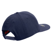 Licensed 18th Airborne Corps Embroidered Solid Cotton Twill Pro Style Cap - Navy OSFM