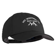 Mt Whitney Embroidered Low Profile Normal Dyed Cotton Cap - Black OSFM