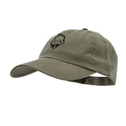 Angry Ice Cream Embroidered Low Profile Dyed Cotton Twill Cap