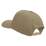 Licensed 18th Airborne Corps Embroidered Solid Cotton Twill Pro Style Cap - Khaki OSFM