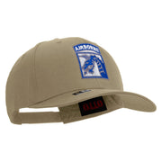 Licensed 18th Airborne Corps Embroidered Solid Cotton Twill Pro Style Cap - Khaki OSFM
