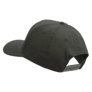 Licensed 18th Airborne Corps Embroidered Solid Cotton Twill Pro Style Cap - Charcoal OSFM