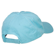 Peacock Bird Patched Low Profile Cotton Cap