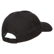 Peacock Bird Patched Low Profile Cotton Cap