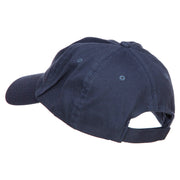 Peacock Bird Patched Low Profile Cotton Cap