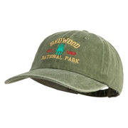 Redwoods National Park Embroidered Cotton Twill Cap - Olive OSFM