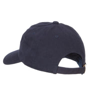 Chess King Embroidered Unstructured Washed Cap