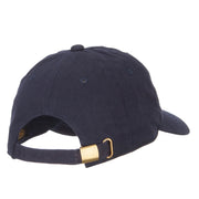 Chess King Embroidered Unstructured Washed Cap