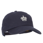 Chess King Embroidered Unstructured Washed Cap