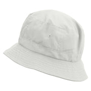Now Daisy Text Embroidered Bucket Hat - White OSFM