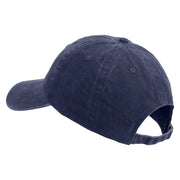 Licensed 173rd Airborne Brigade Combat Team Embroidered Washed Solid Pigment Dyed Cotton Twill Brass Buckle Cap - Navy OSFM