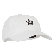 Chess King Embroidered Unstructured Washed Cap