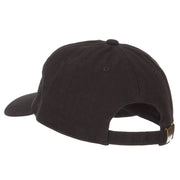 Chess King Embroidered Unstructured Washed Cap