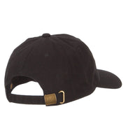 Chess King Embroidered Unstructured Washed Cap