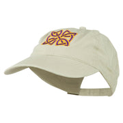 Celtic Circle Knot Embroidered Cotton Twill Cap