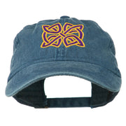 Celtic Circle Knot Embroidered Cotton Twill Cap