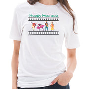 Kwanzaa Celebration Graphic Design Ring Spun Combed Cotton Short Sleeve Deluxe Jersey T-Shirt