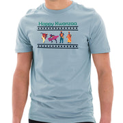 Kwanzaa Celebration Graphic Design Ring Spun Combed Cotton Short Sleeve Deluxe Jersey T-Shirt