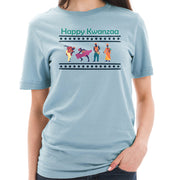 Kwanzaa Celebration Graphic Design Ring Spun Combed Cotton Short Sleeve Deluxe Jersey T-Shirt