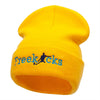 Soccer Free Kicks Embroidered 12 Inch Long Knitted Beanie