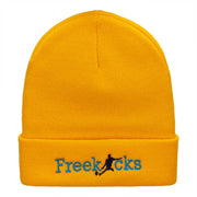 Soccer Free Kicks Embroidered 12 Inch Long Knitted Beanie