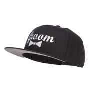 Groom Bow Tie Embroidered Cotton Snapback