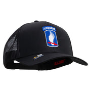 Licensed 173rd Airborne Brigade Combat Team Embroidered Solid Cotton Twill Mesh Prostyle Cap - Black OSFM