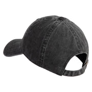 Sequoia National Park Embroidered Solid Cotton Twill Buckle Cap - Black OSFM