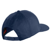 Marines Veteran Embroidered Solid Cotton Twill Pro Style Cap - Navy OSFM