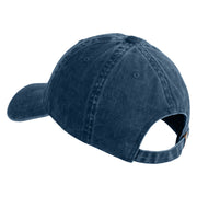 Sequoia National Park Embroidered Solid Cotton Twill Buckle Cap - Navy OSFM