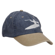 Kayak Embroidered Washed Two Tone Cap