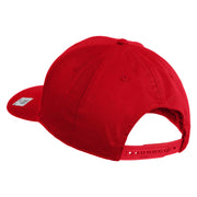 Marines Veteran Embroidered Solid Cotton Twill Pro Style Cap - Red OSFM