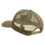 Licensed 173rd Airborne Brigade Combat Team Embroidered Solid Cotton Twill Mesh Prostyle Cap - Khaki OSFM