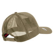Licensed 173rd Airborne Brigade Combat Team Embroidered Solid Cotton Twill Mesh Prostyle Cap - Khaki OSFM
