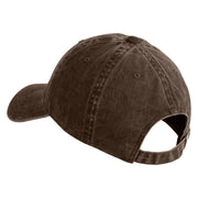 Sequoia National Park Embroidered Solid Cotton Twill Buckle Cap - Brown OSFM