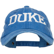 Duke Halloween Character Embroidered Dyed Unstructured Cap