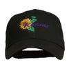 USA State Kansas Sunflower Embroidered Low Profile Cap