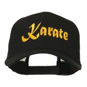 Karate Embroidered Mesh Trucker Cap