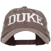 Duke Halloween Character Embroidered Dyed Unstructured Cap