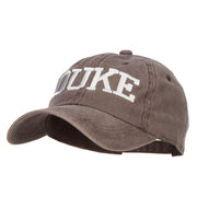 Duke Halloween Character Embroidered Dyed Unstructured Cap