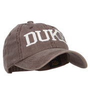 Duke Halloween Character Embroidered Dyed Unstructured Cap